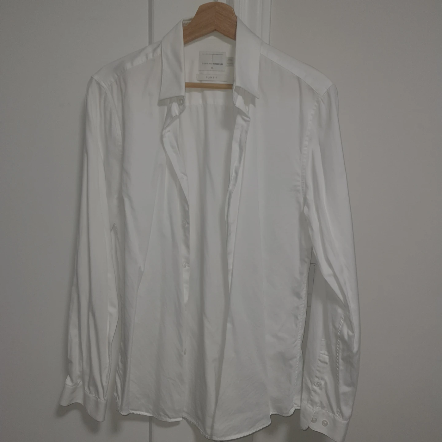 Topman Premium White Slim Fit Dress Shirt