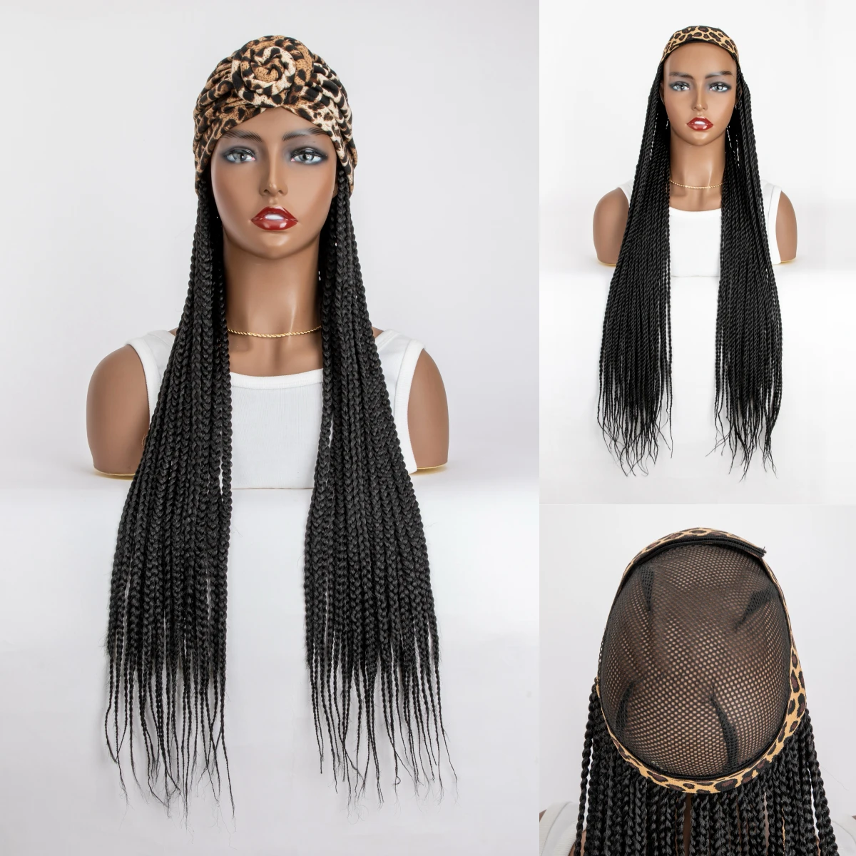 New!!! Braided Wig with Turban Headband - photo 5