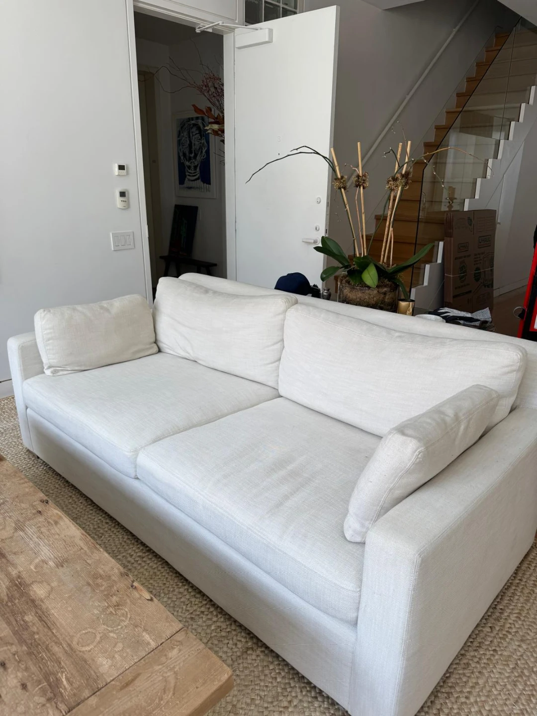 R.H Maxwell White Sofa - photo 3