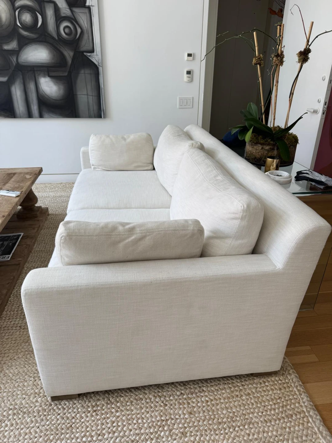 R.H Maxwell White Sofa - photo 4