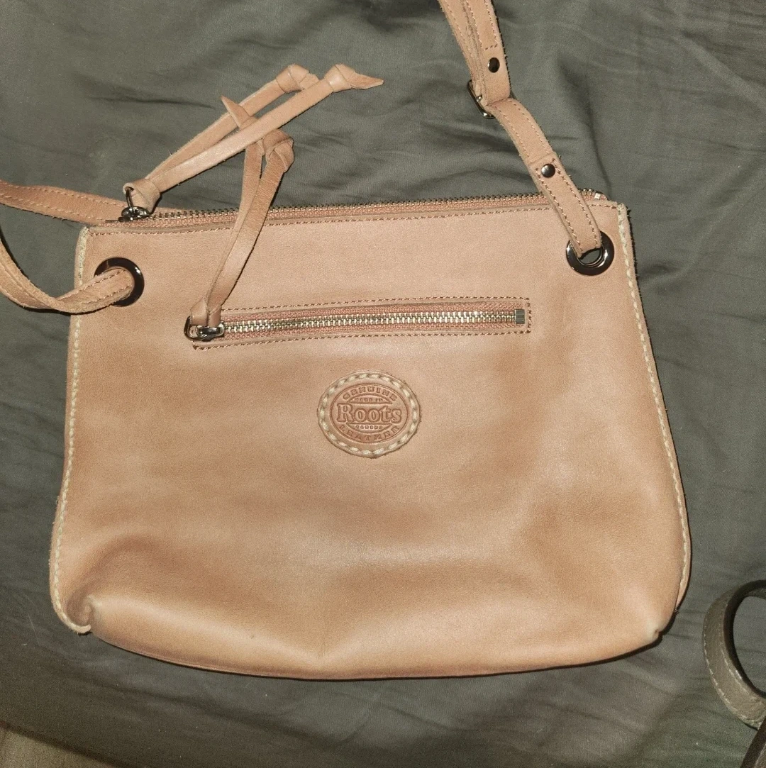 Roots dark pink Leather Crossbody Bag - photo 2