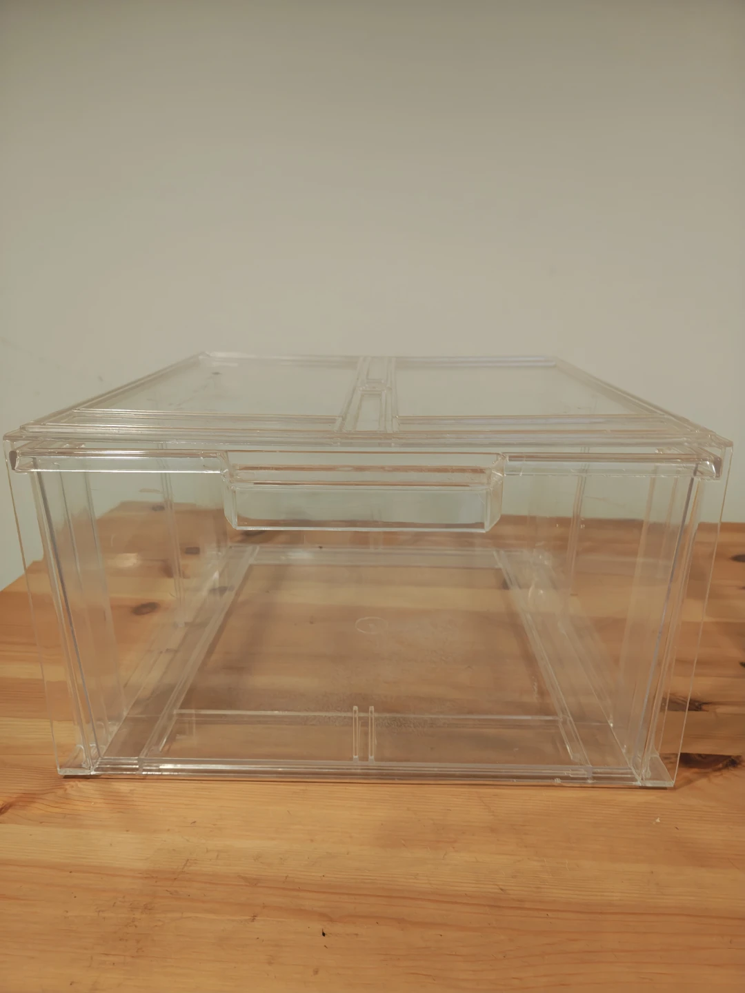 Clear Plastic Storage Bin