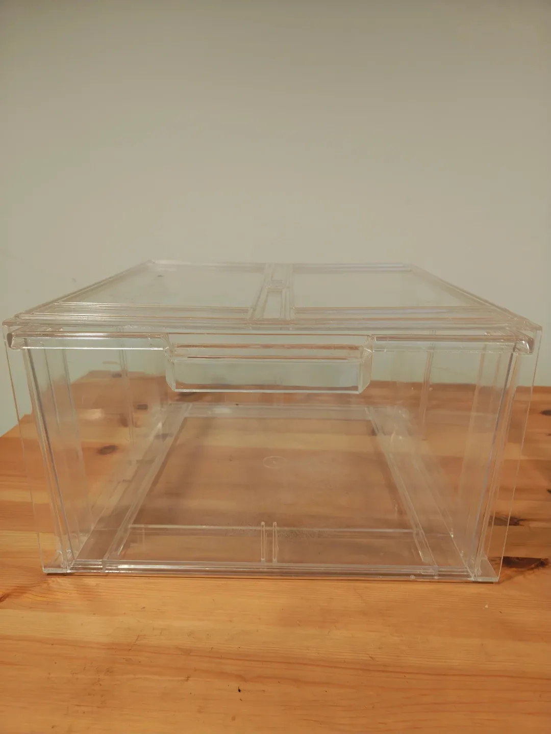 Clear Plastic Storage Bin