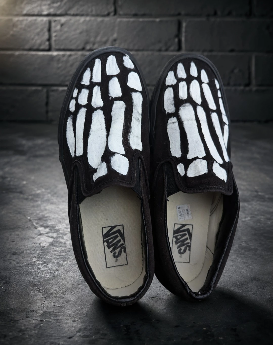 Vans Slip-On Skeleton Shoes