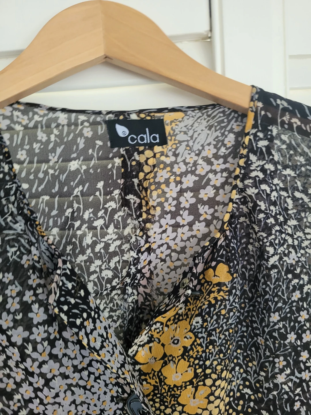Cala Floral Print Button-Up Dress - photo 4