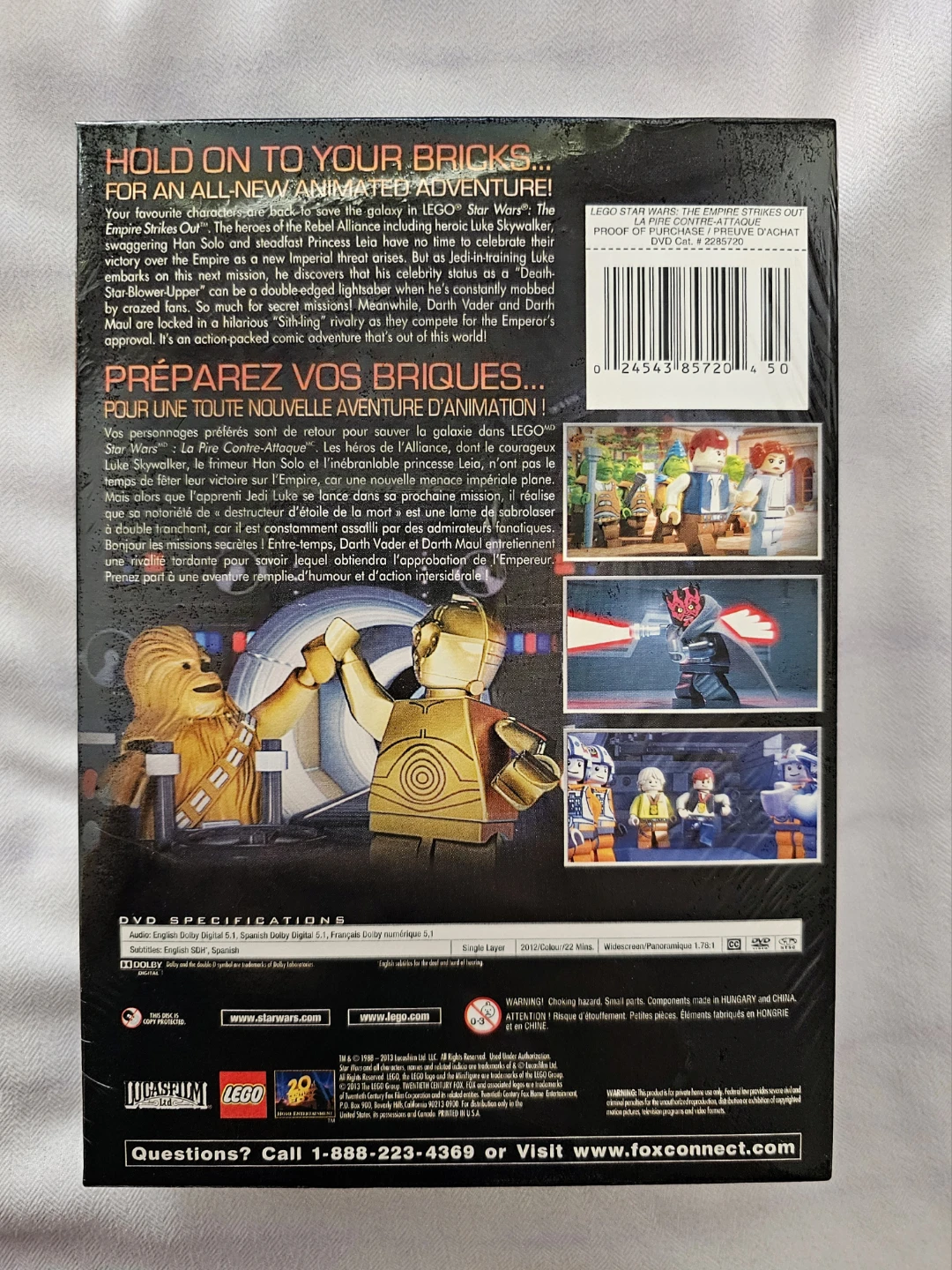 LEGO Star Wars: Darth Vader with Medal Minifigure DVD Set - photo 3