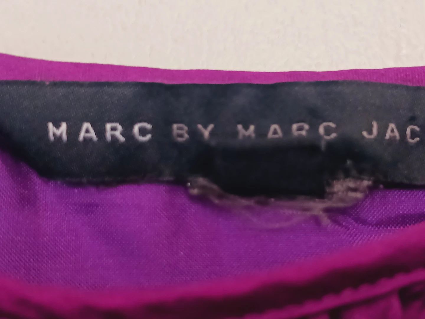 MARC BY MARC JACOBS Purple Ruffle 100% Silk Dress. 10. - photo 3