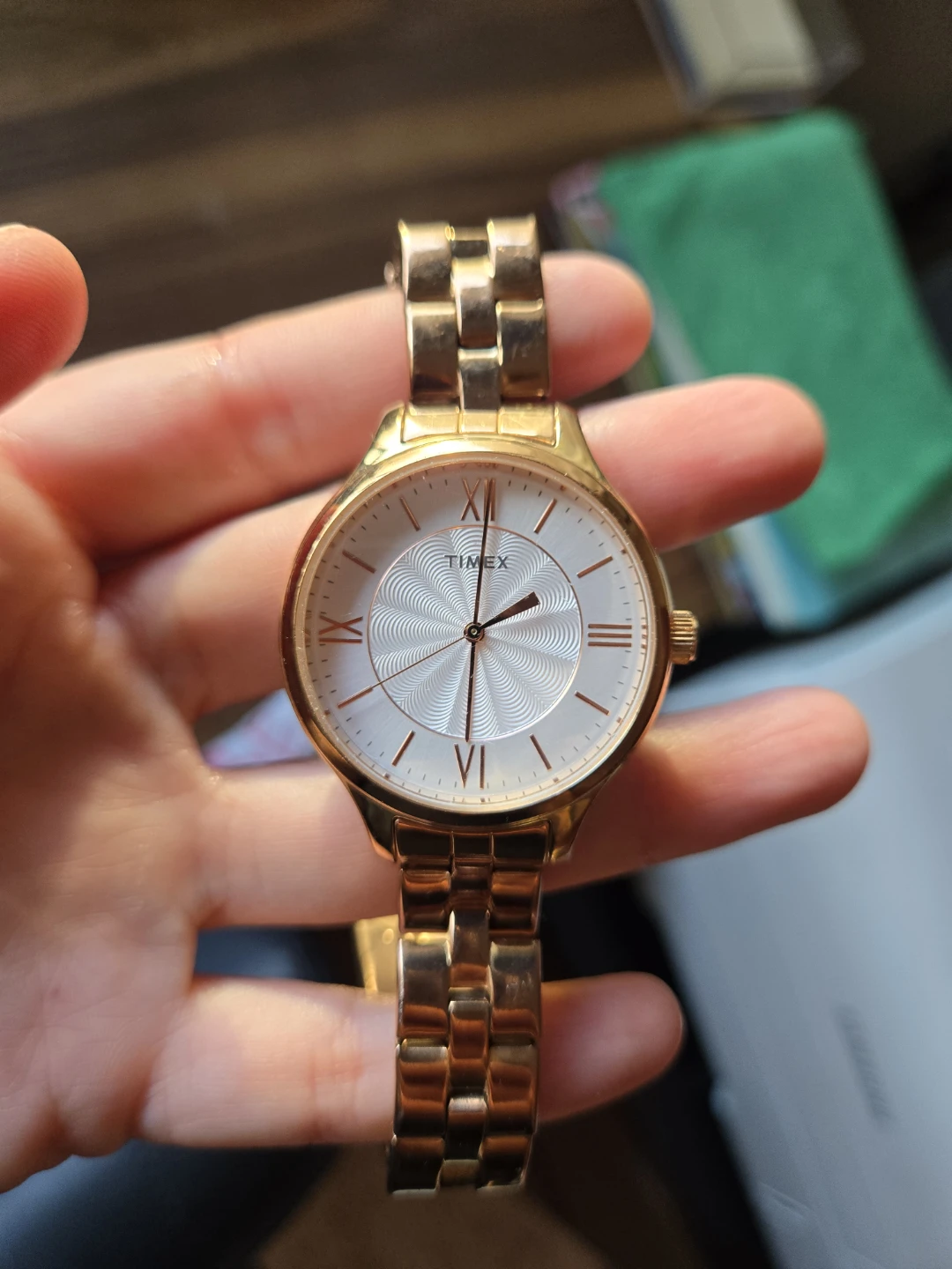 Timex Rose Gold Tone Watch