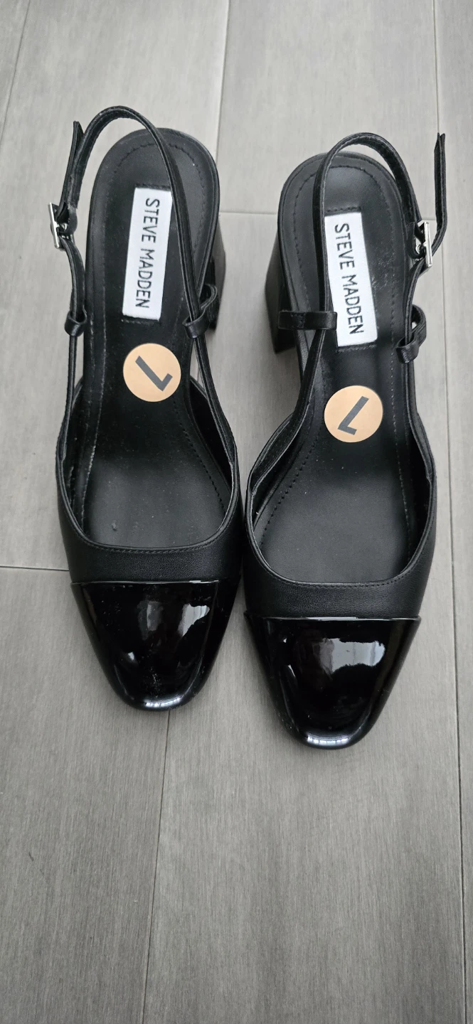 Steve Madden Women's Black Slingback Heels - photo 3