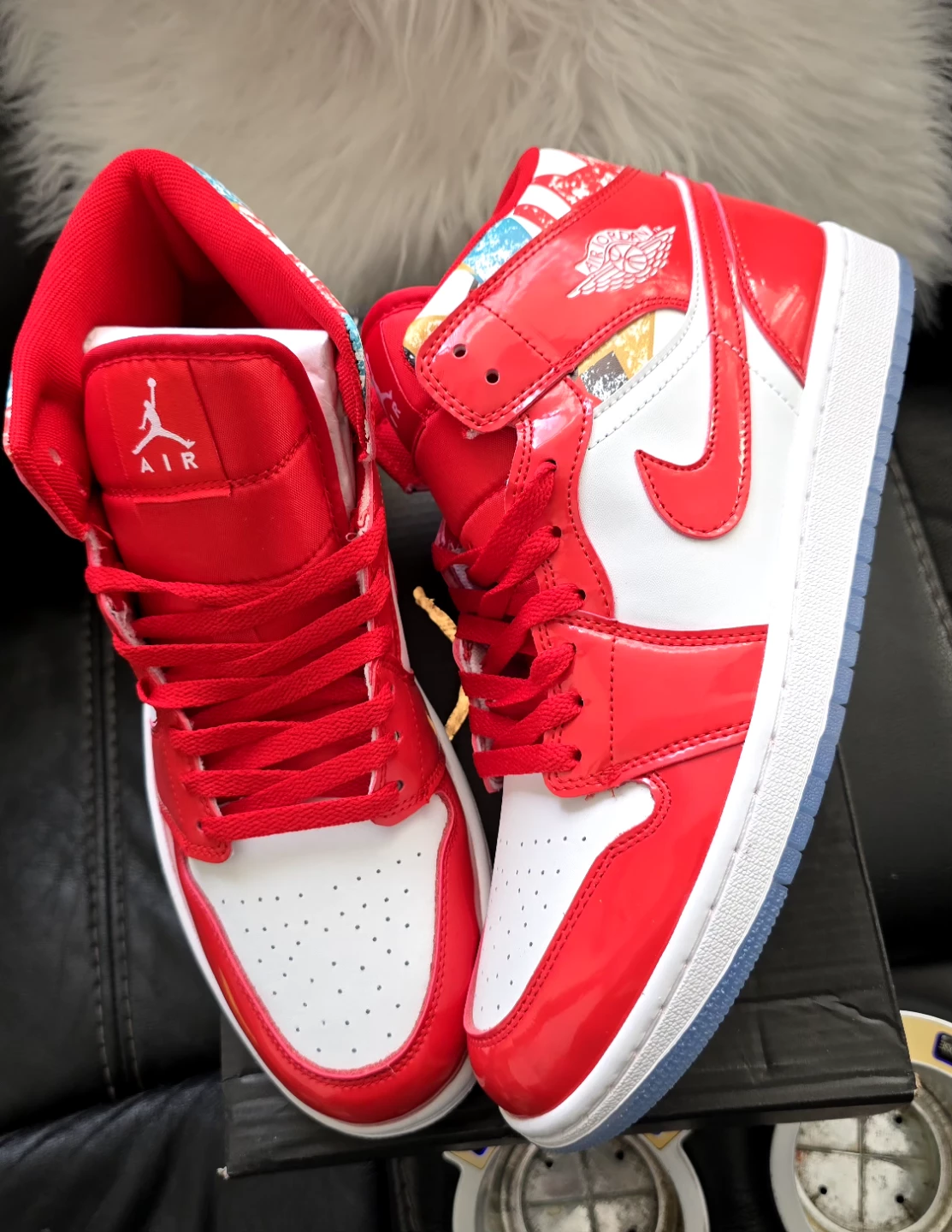 Brand new Air Jordan 1 Barcelona High glossy red sale - photo 2