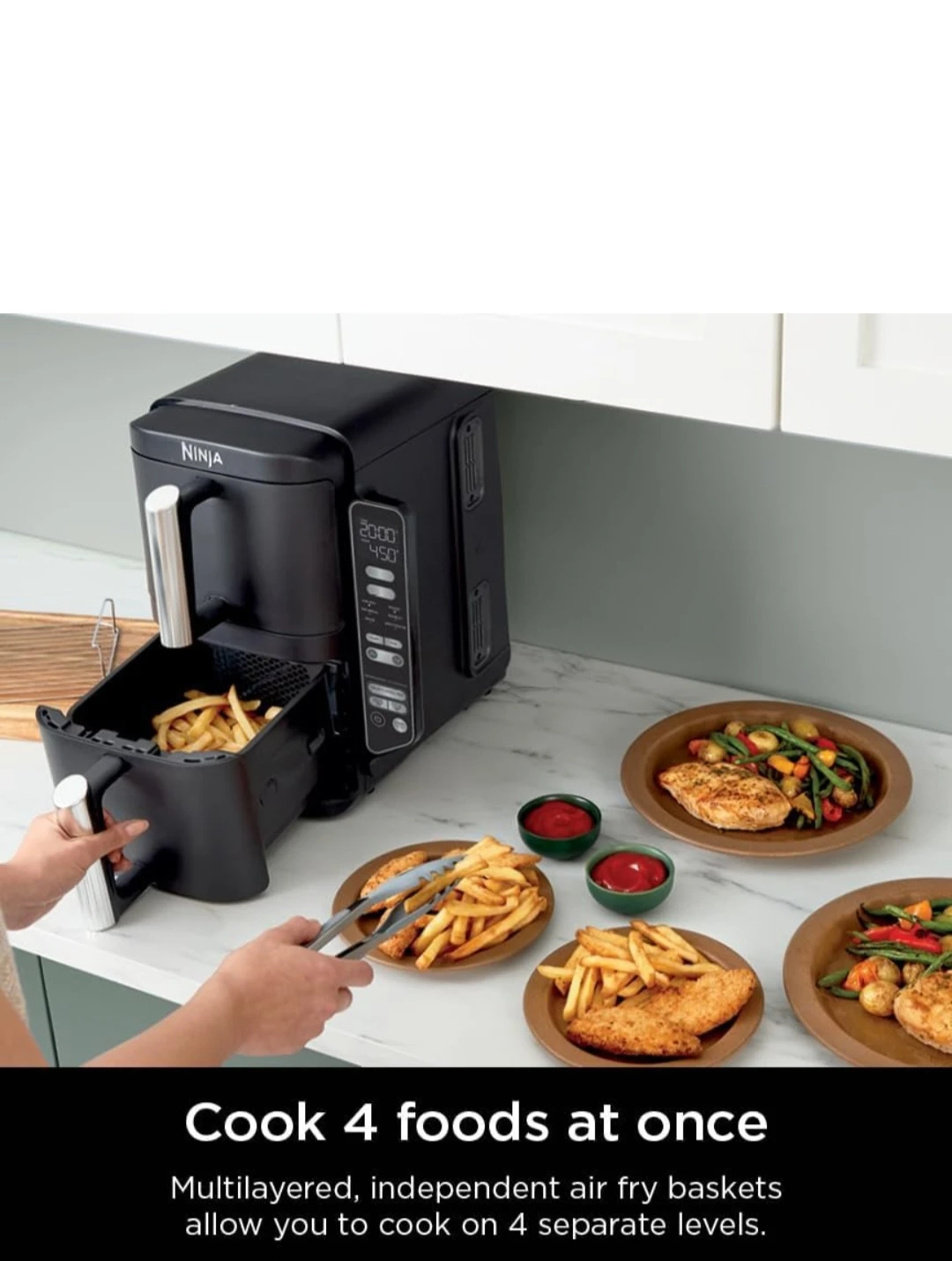 Ninja Air Fryer 8 QT DoubleStack 2-Basket - photo 3