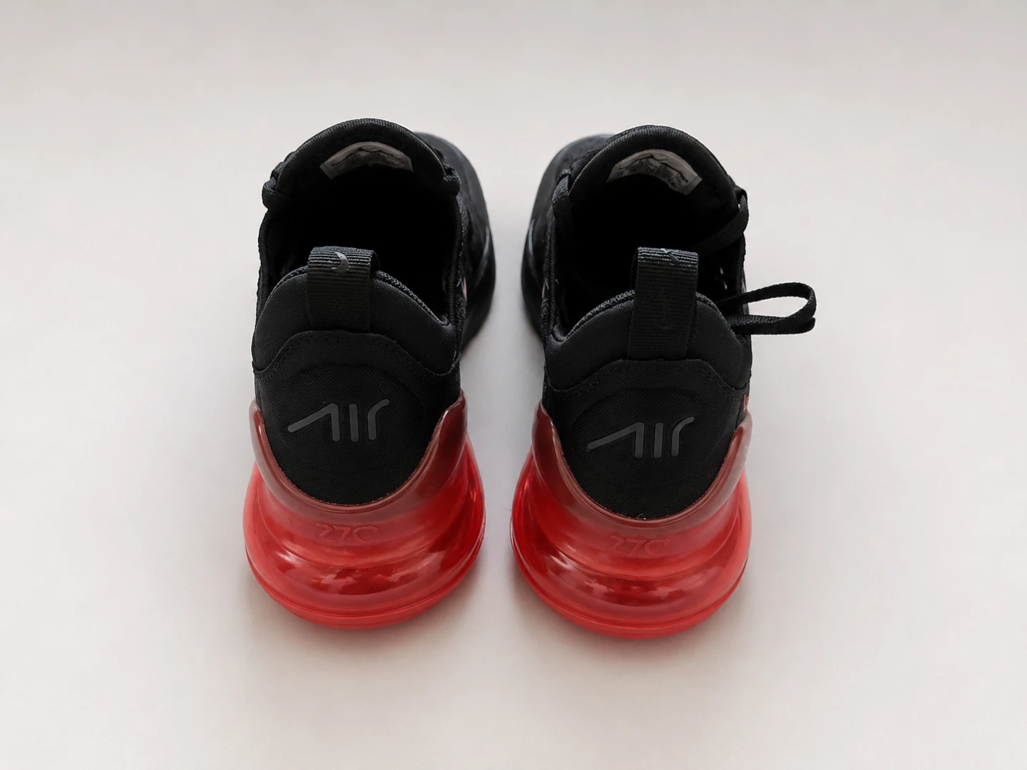 Nike Air Max 270 Black Red Shoes US 8 - photo 3