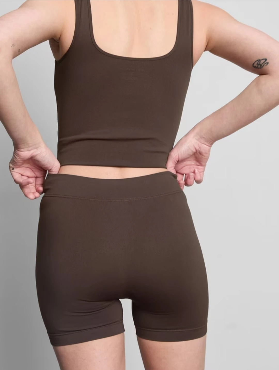 Brown  Bike Shorts - photo 2