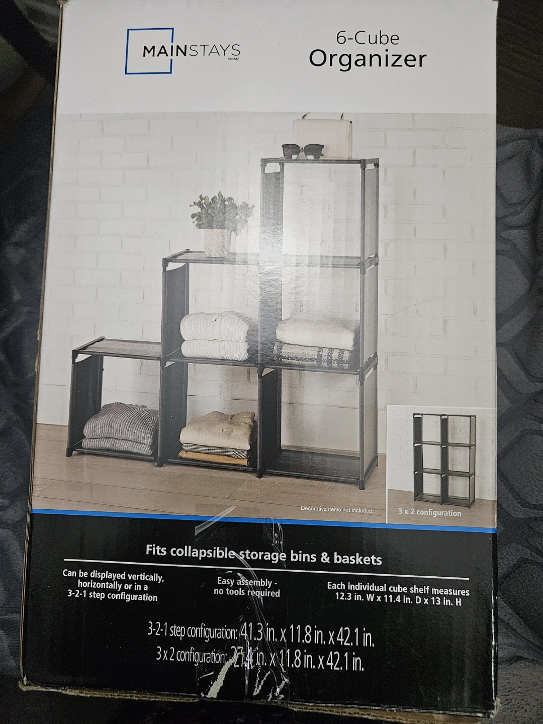 # freecycle Mainstays 6-Cube Organizer