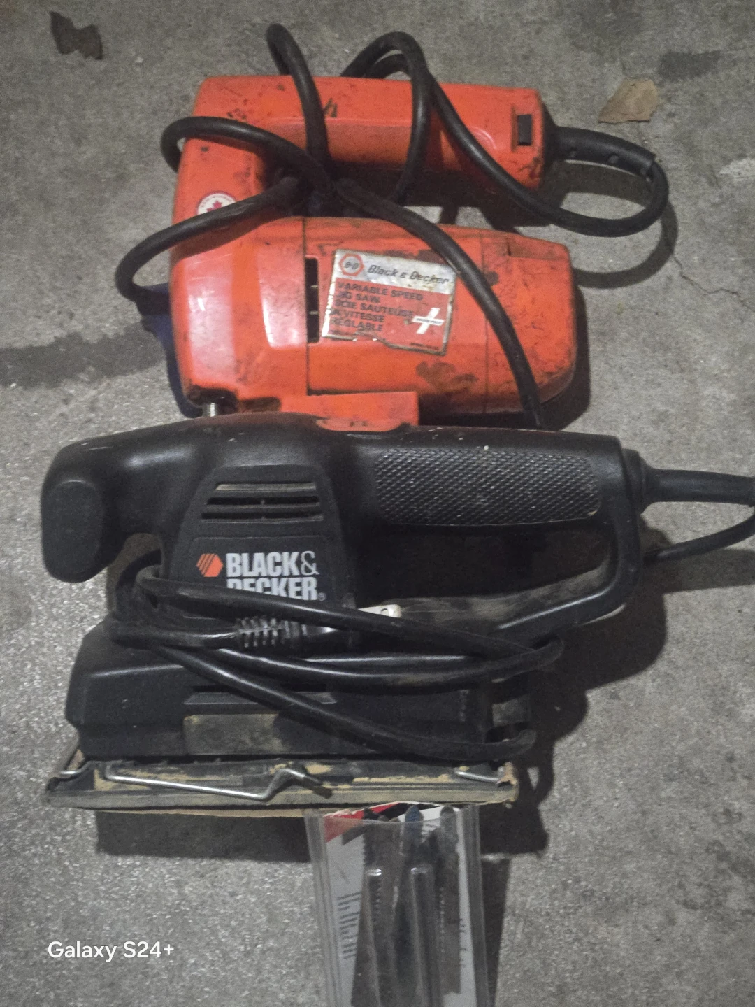 Black & Decker Orbital Sander and jigsaw
