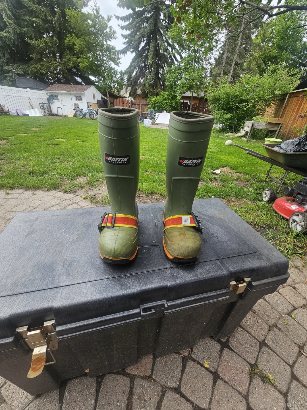 Baffin Industrial Green Rubber Boots
