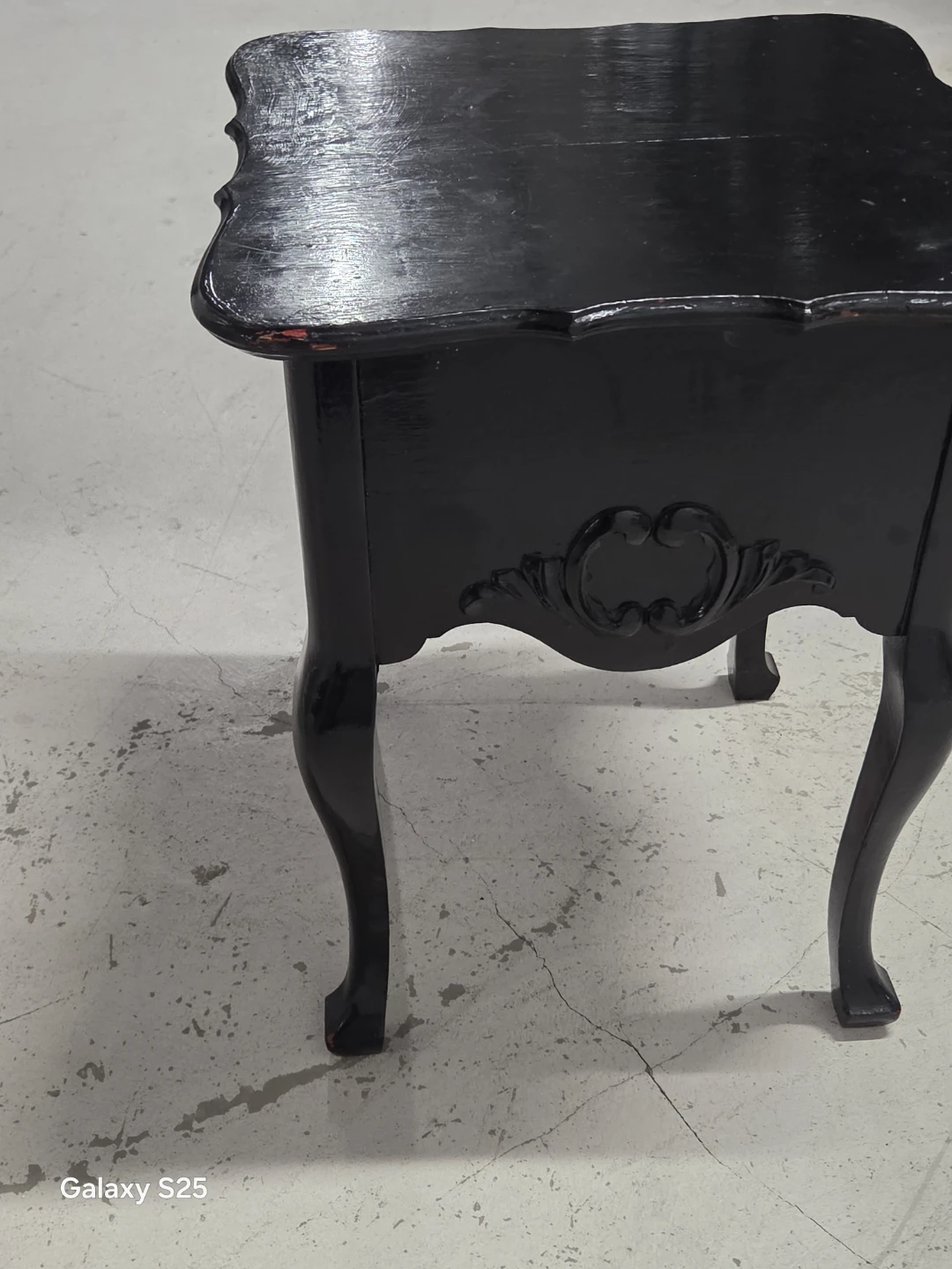 Black accent table