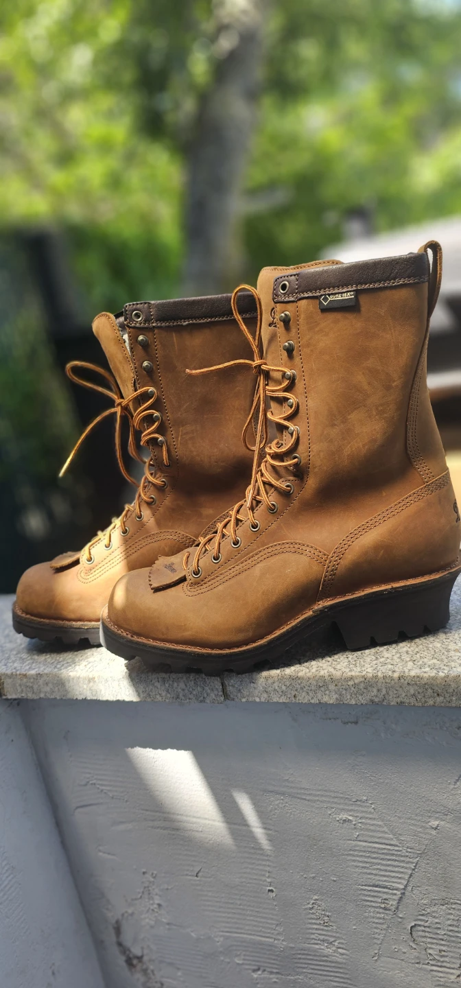 Danner Quarry Logger 10" Distressed Brown Boots - Size 12 EE - photo 3