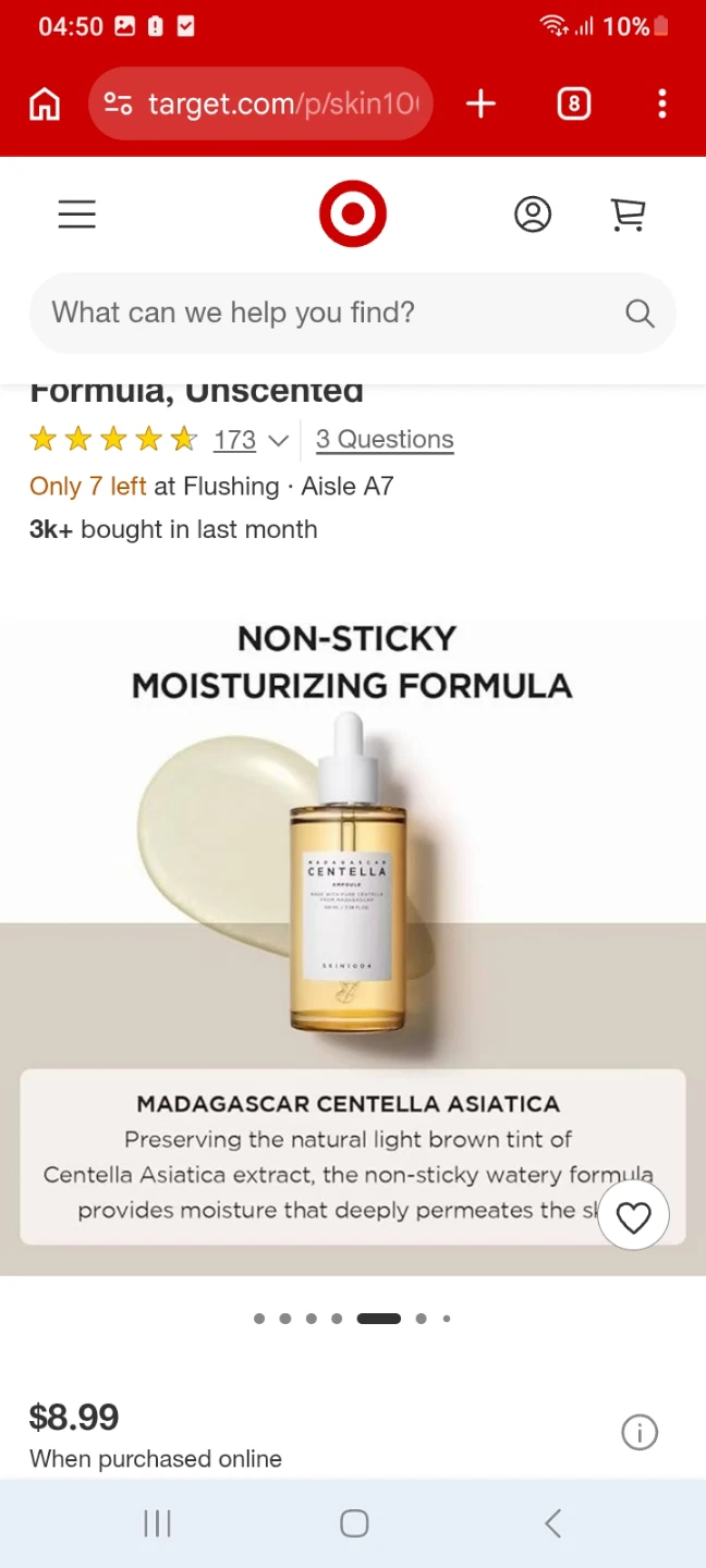 SKIN1004 Madagascar Centella Ampoule Face Moisturizer - 30ml - photo 2