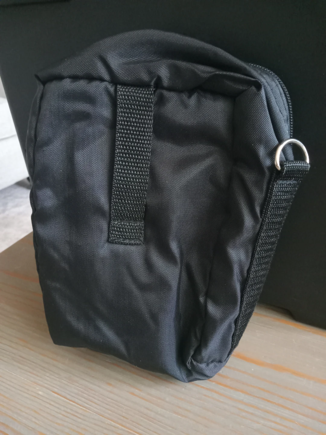TDK  vintage Black Pouch Bag - photo 2