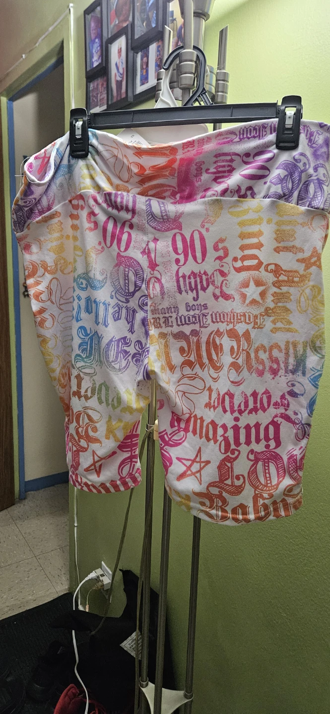 Rouge Collection Women's 3X Plus Size Bike Shorts