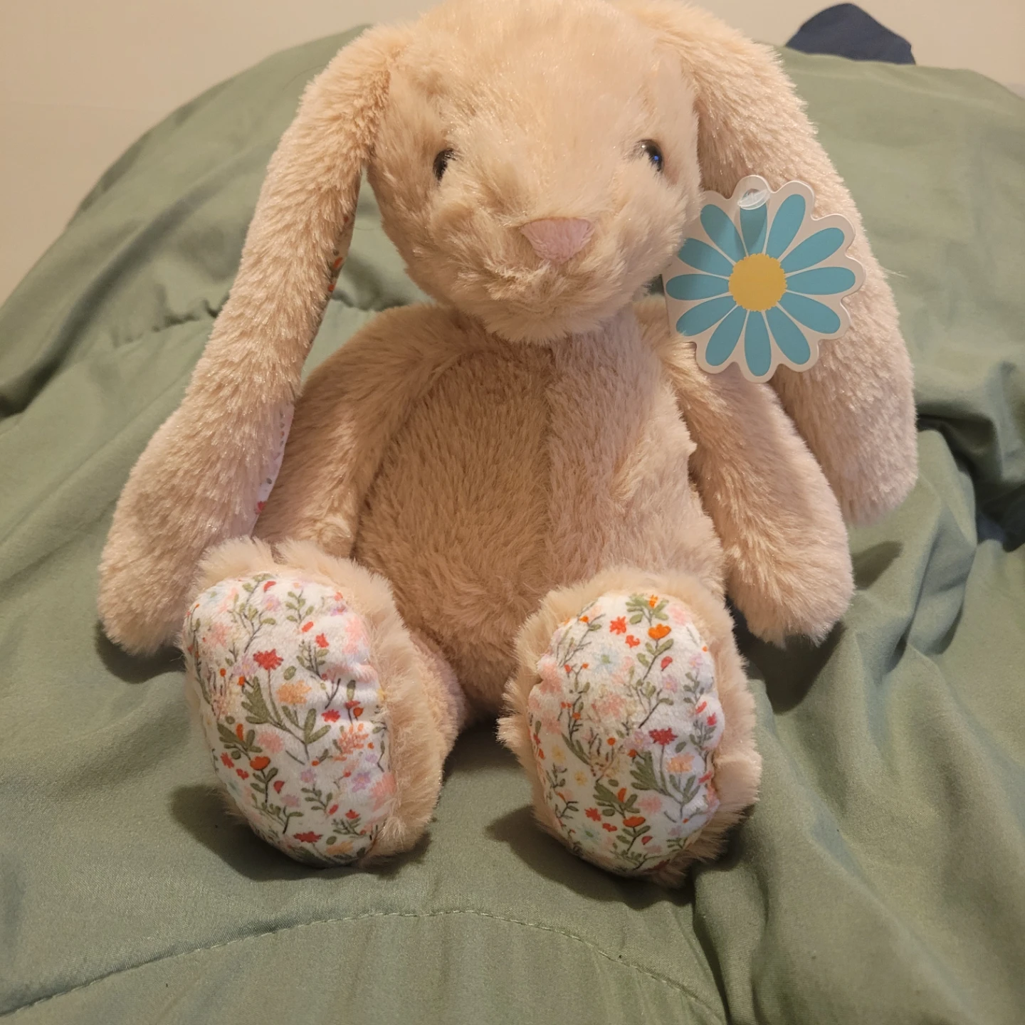 BNWT Dan Dee Light Tan Bunny soft plushie Stuffed Animal