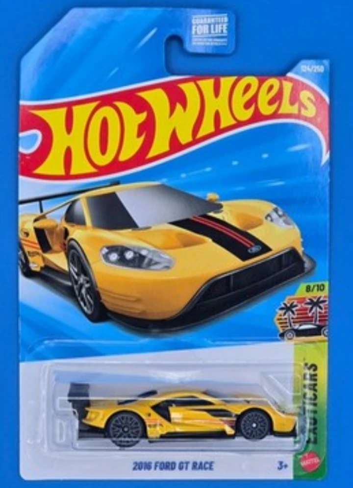 Hot Wheels (Treasure hunt 🔥)2016 Ford GT Race 8/10