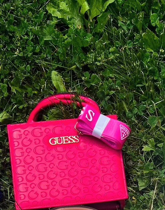 Hot Pink Guess Satchel Handbag