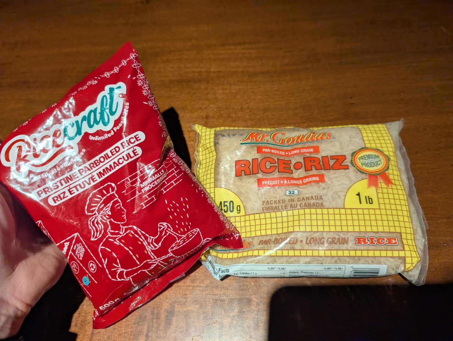 Ricecraft and Golda's Parboiled Long Grain Rice