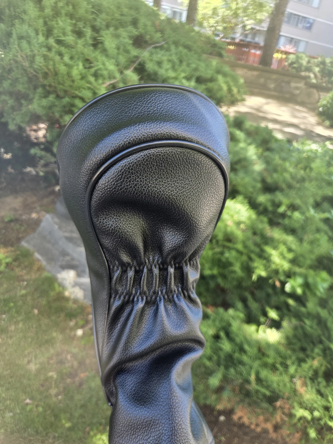 Black Golf Club Headcover with White Design - photo 3
