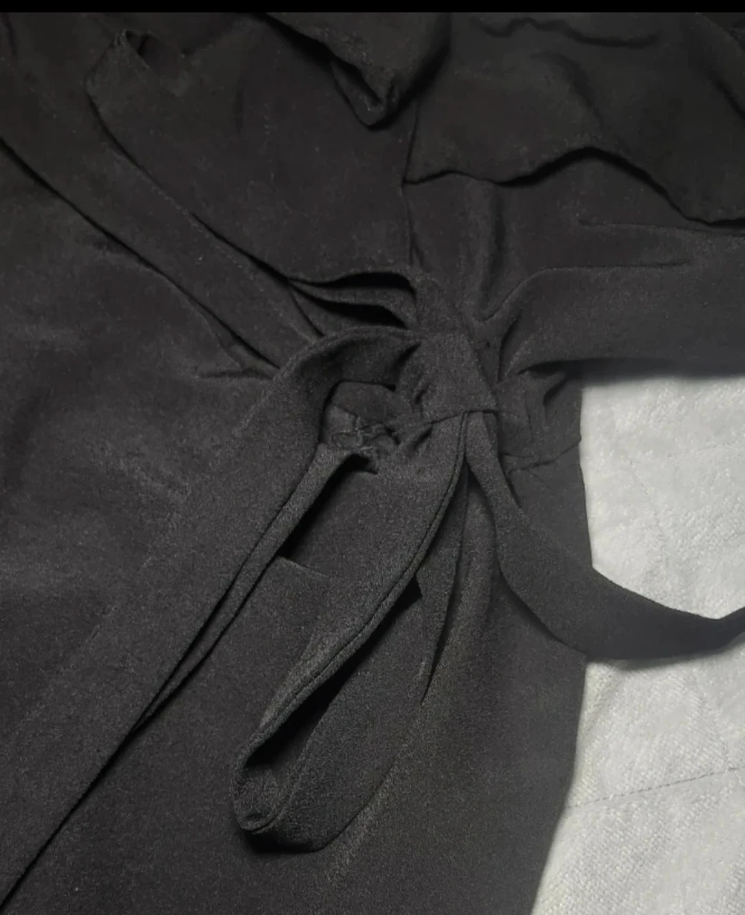 Black Ruffle Halter Romper - photo 3