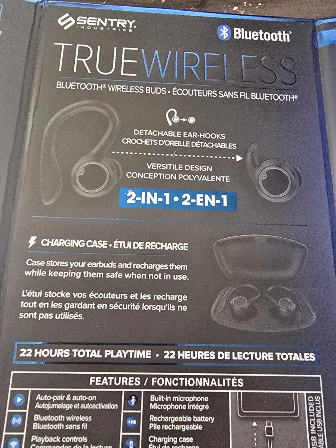 Sentry Industries True Wireless Bluetooth Earbuds - photo 3