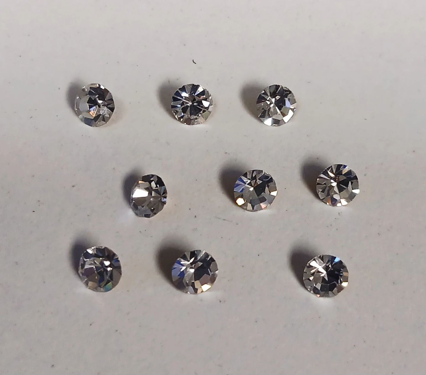 Swarovski brillian cut clear Rhinestones - 20 pc - photo 3