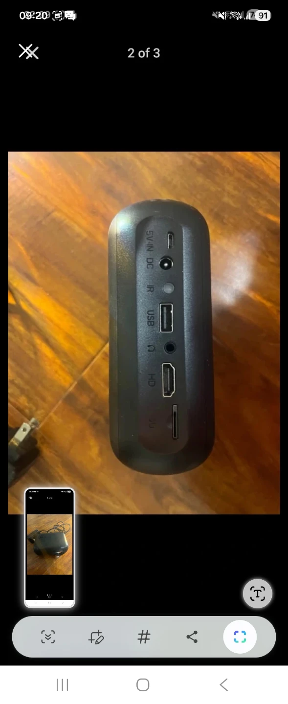 Mini Projector with AC Adapter - photo 3