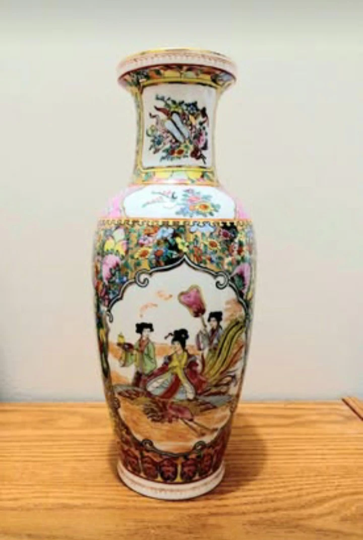 Antique Chinese Famille Rose Vase