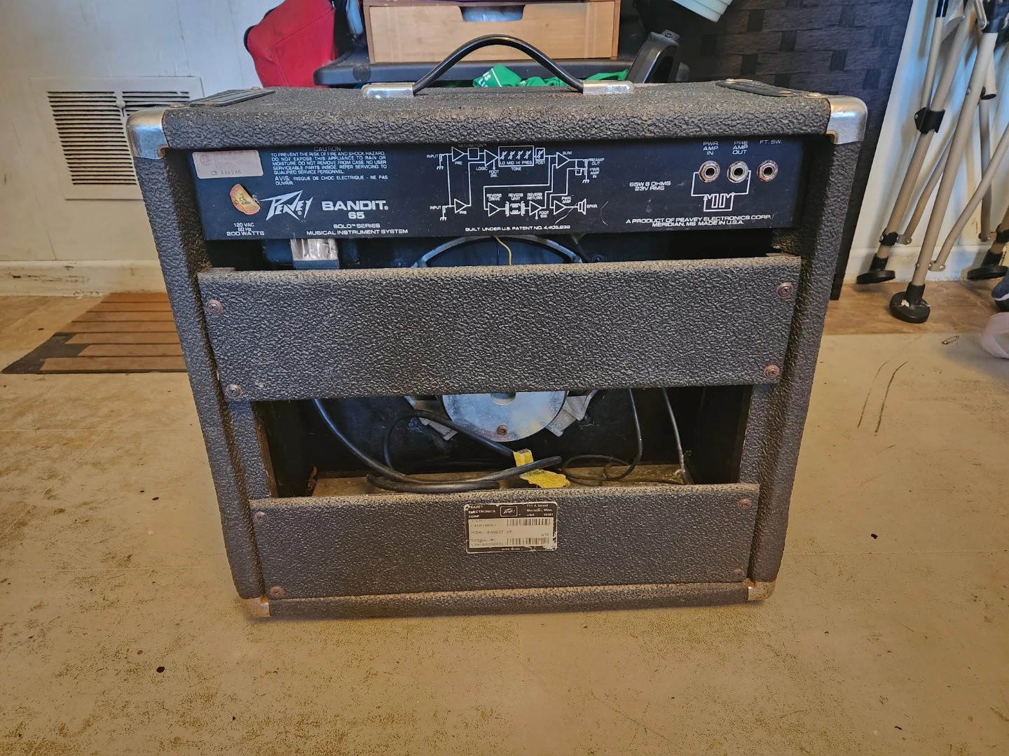 Peavey Bandit 65 "Solo Series" Guitar Amplifier - photo 2