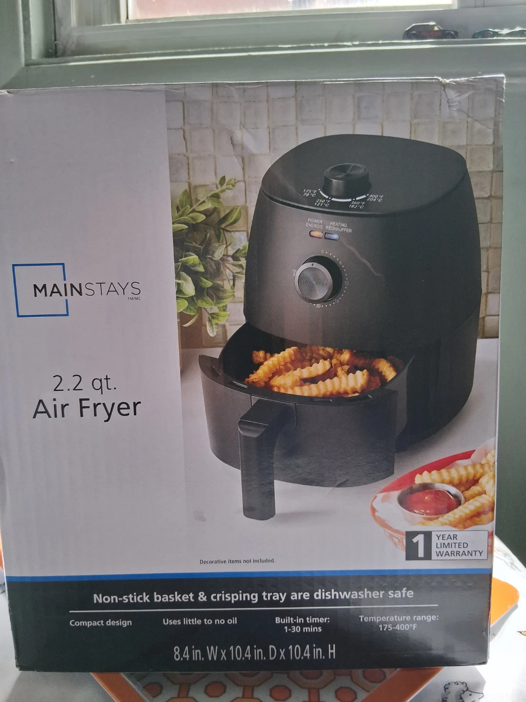 Mainstays 2.2 qt Air Fryer