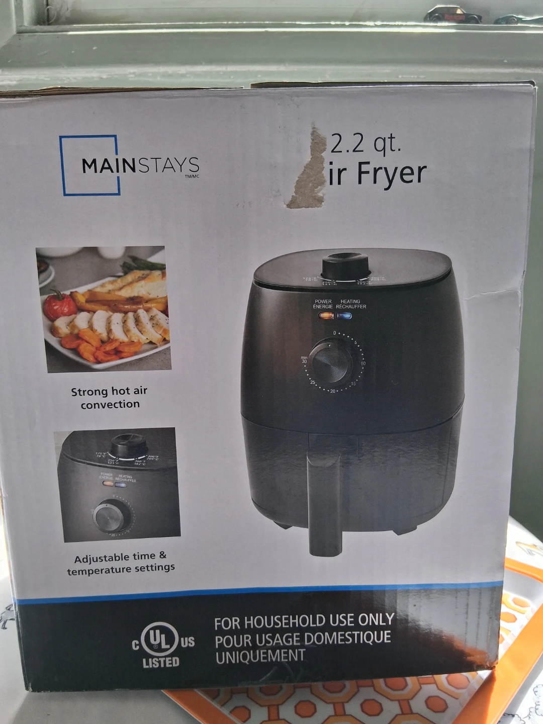 Mainstays 2.2 qt Air Fryer - photo 2