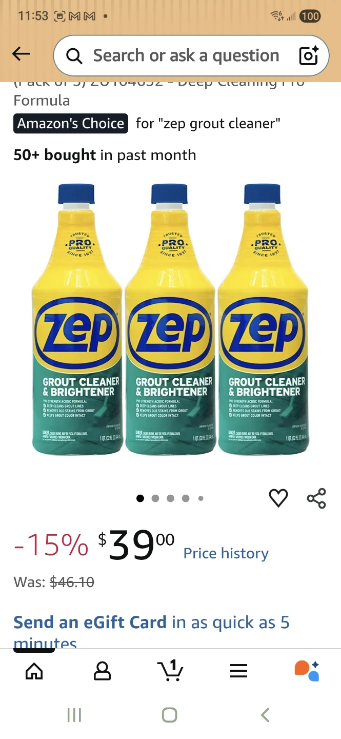 Zep Grout Cleaner & Brightener 946 ml - photo 3