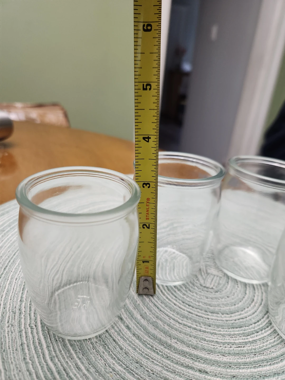 Set of 4 Clear Glass Jars ⚽ - photo 2