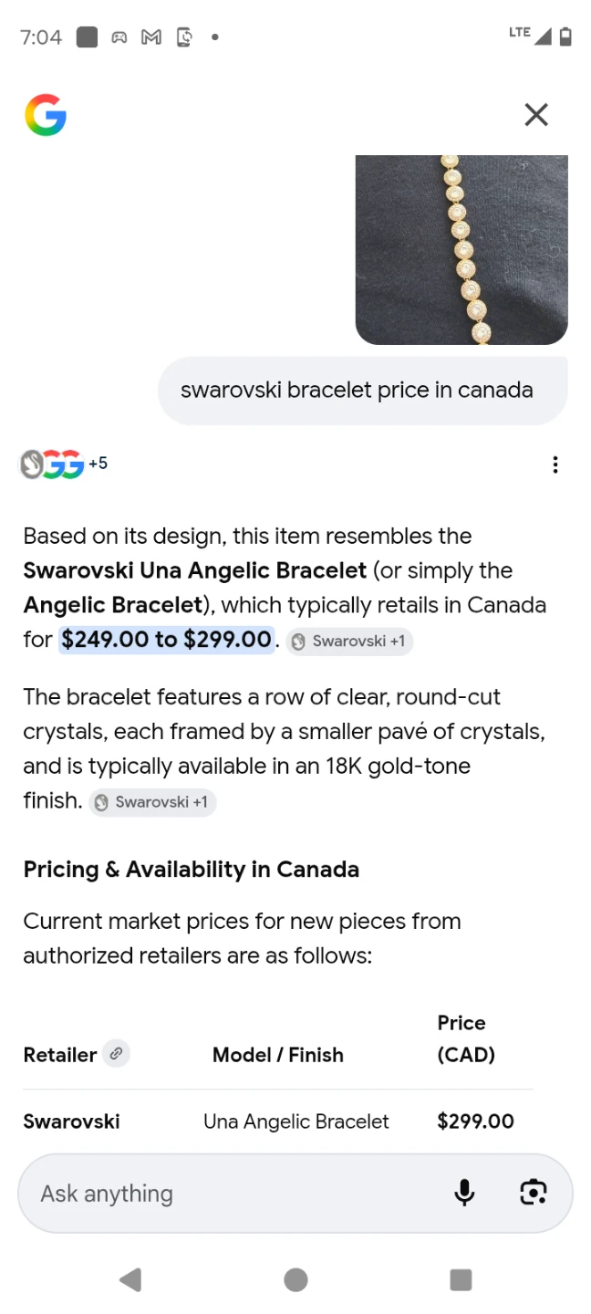 Swarovski Una Angelic Bracelet - photo 2