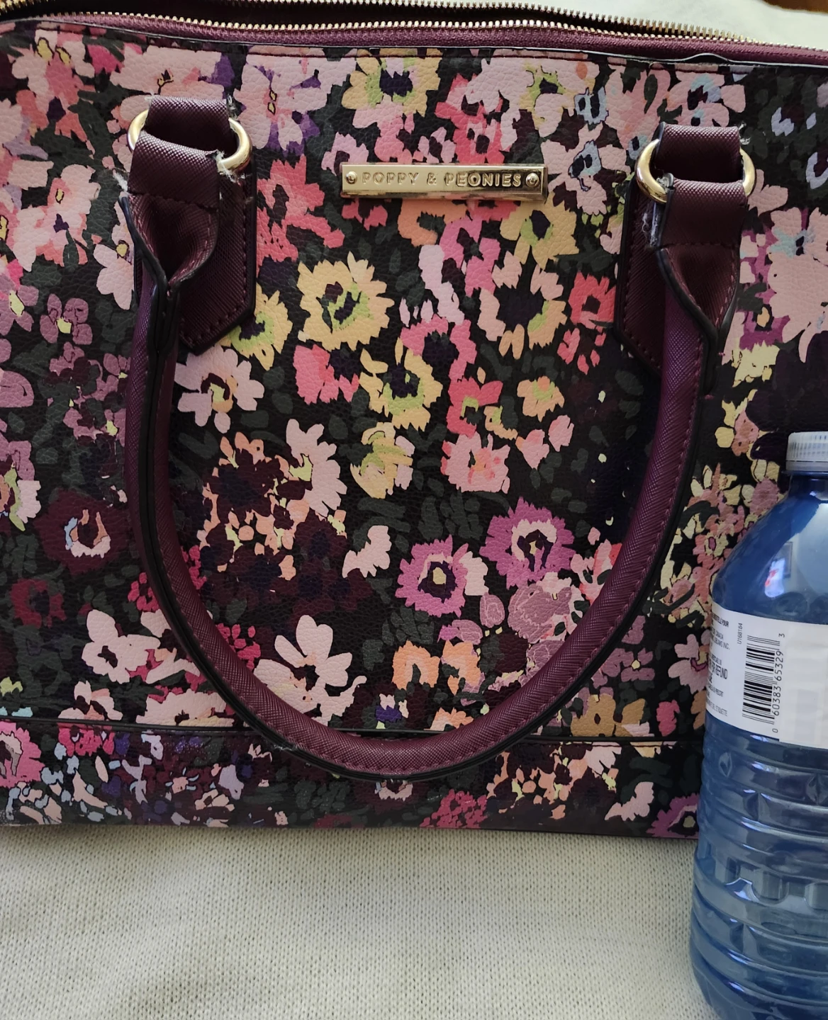 Poppy & Peonies Floral Satchel Bag - photo 4