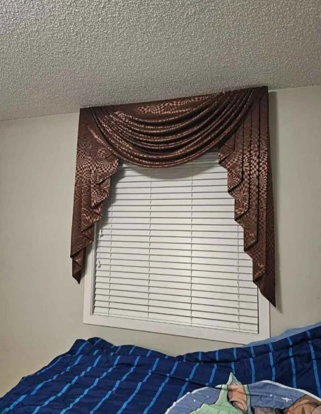 Window Curtains Valance for Living Room Chocolate Wate... - photo 5