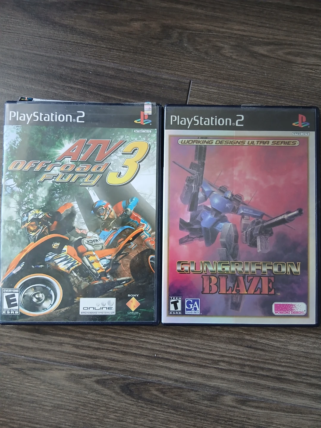 PS2 Games: ATV Offroad Fury 3 & Gungriffon Blaze