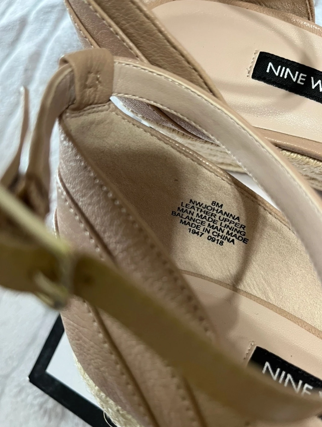 NEW Nine West Johanna Wedge Espadrille Sandals ⚽ - photo 4