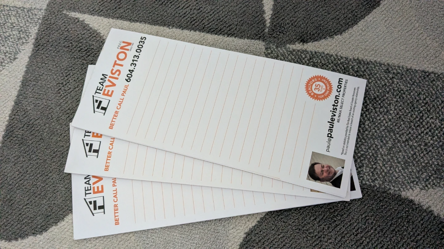 3 Notepads