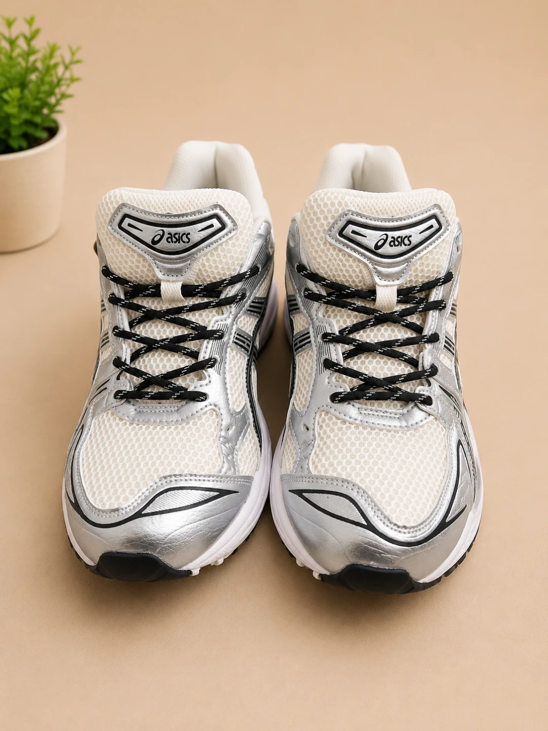 ASICS Gel-Kayano 14 Kith White Silver Running Shoes