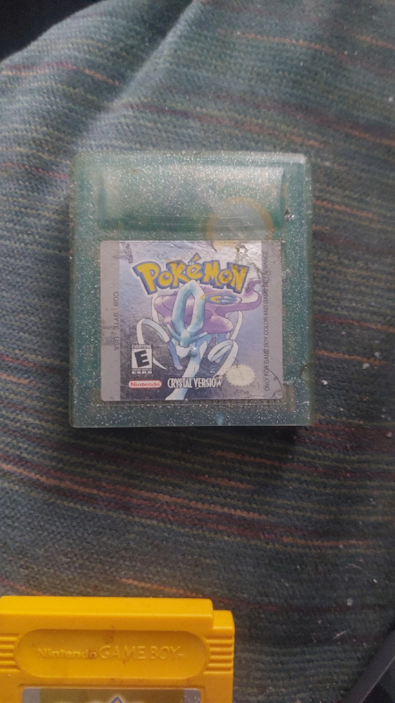 Nintendo Game Boy Pokemon Crystal Version Game Cartridge
