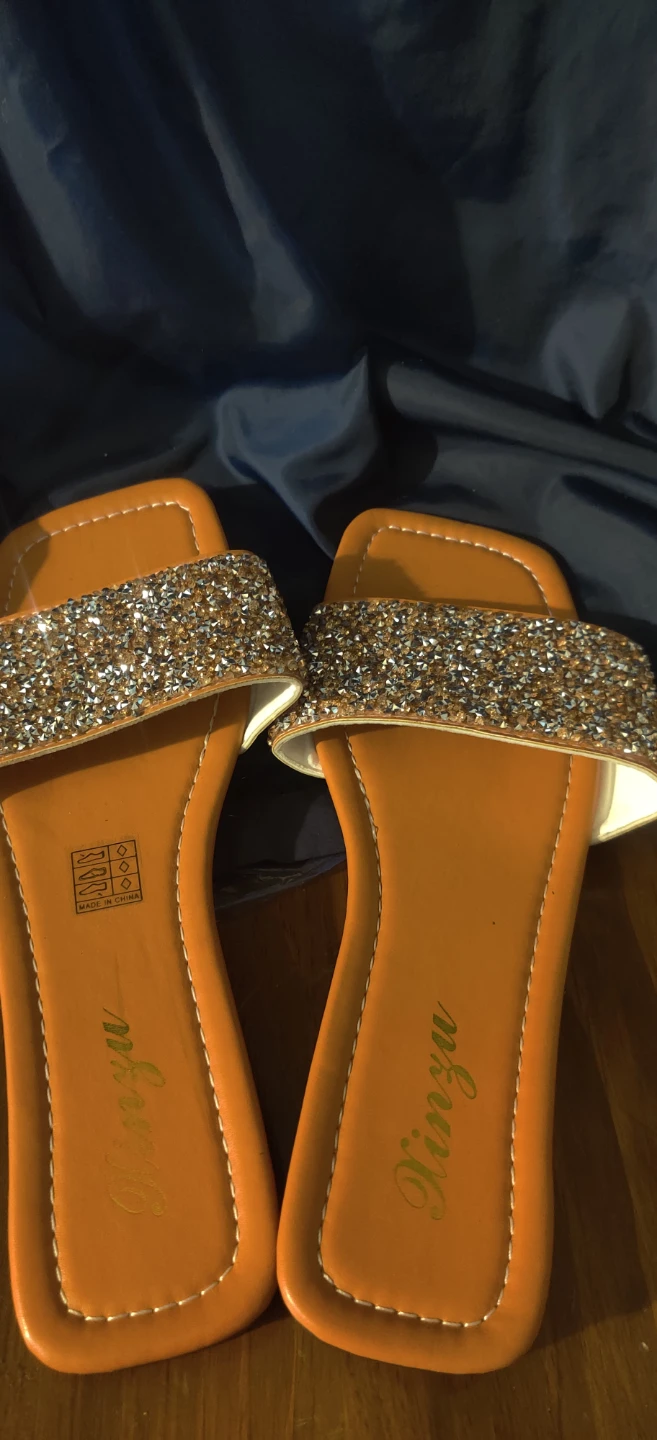 Women's Rhinestone Slide Sandals size 10 - photo 2