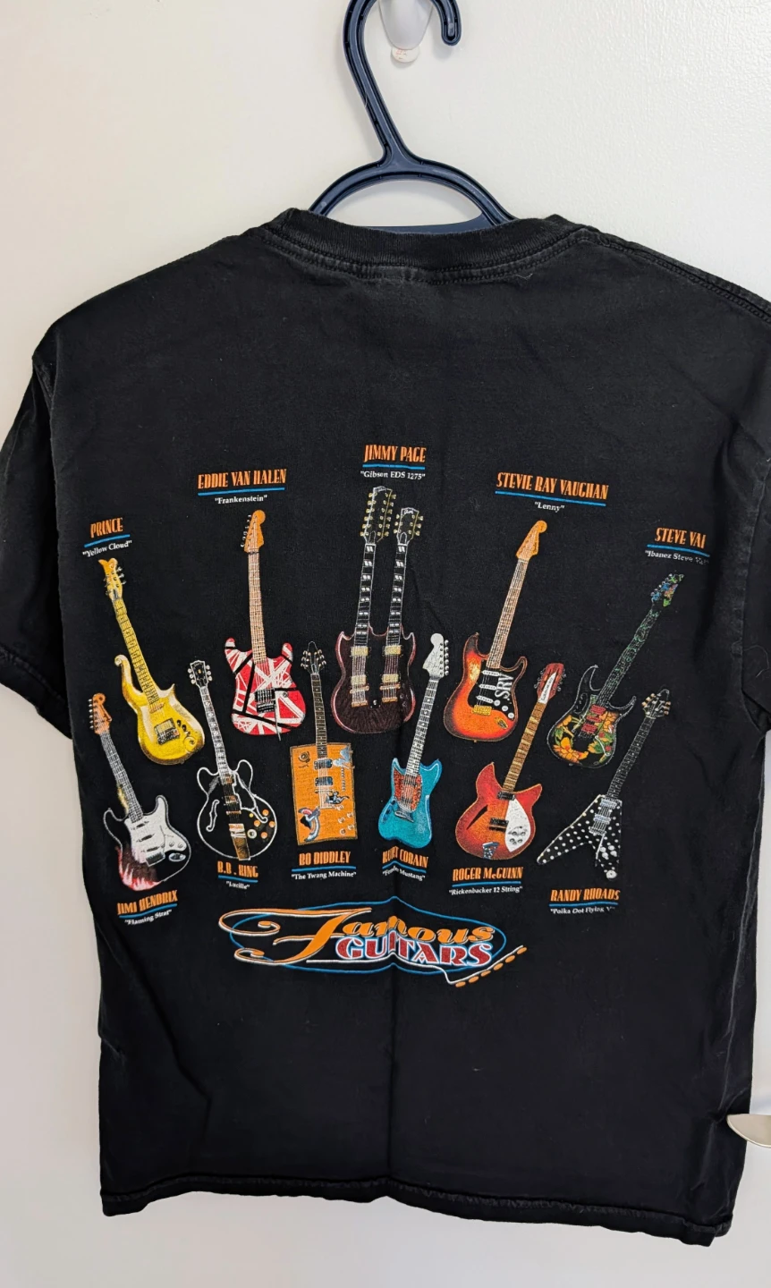 Famous Guitars T-Shirt - Men's Size Medium - photo 4